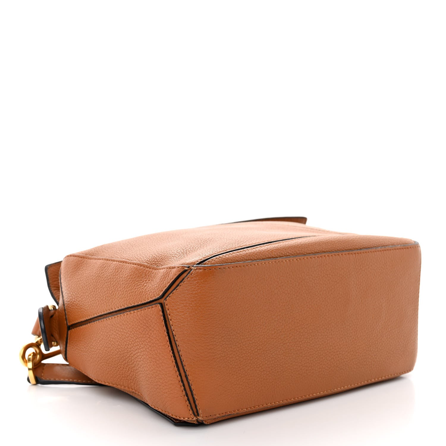 Loewe Grained Calfskin Small Puzzle Bag Tan 4 of 9