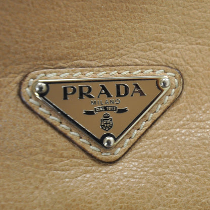 Prada Leather Antic Easy A Foldover Pushlock Flap Shoulder Bag Naturale 11 of 11