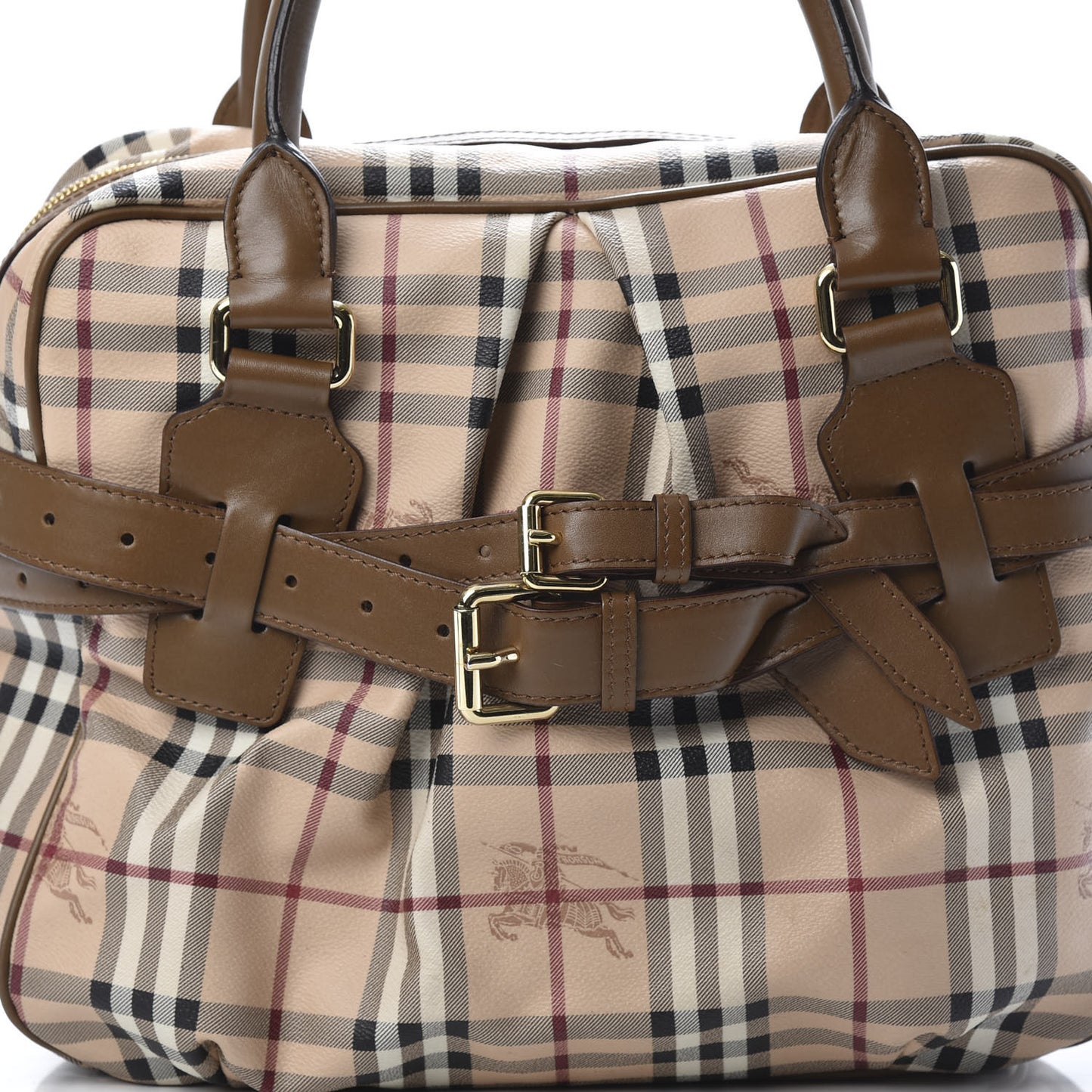 Haymarket Check Medium Bowden Bag Toffee