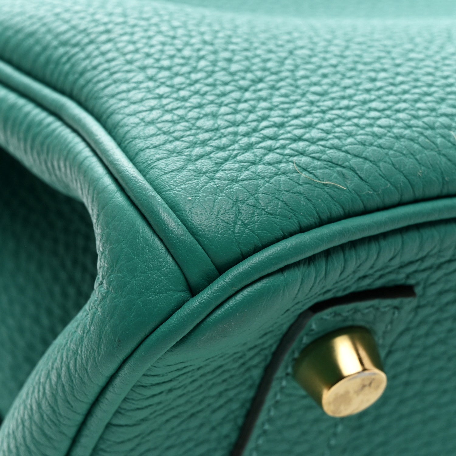 Hermes Togo Birkin 25 Vert Verone 11 of 12