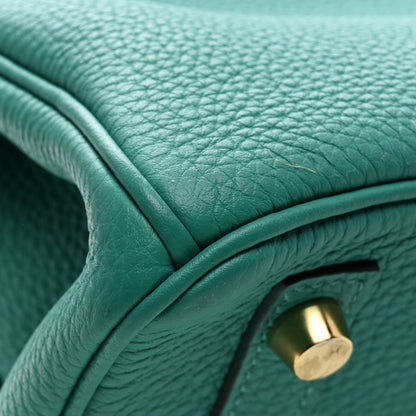 Hermes Togo Birkin 25 Vert Verone 11 of 12