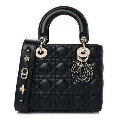 Christian Dior Lambskin Cannage Small My ABCDior Lady Dior Black 1 of 9