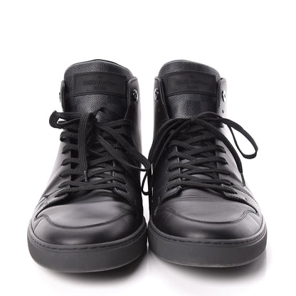 Louis Vuitton Calfskin Damier Graphite High Top Sneakers 9.5 2 of 10