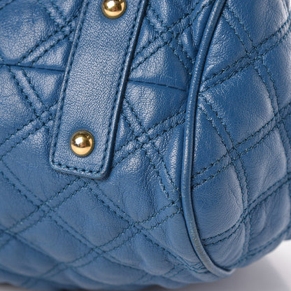 Marc Jacobs Lambksin Quilted Stam Blue 12 of 15