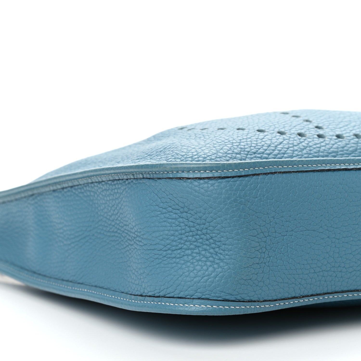 Hermes Taurillon Clemence Evelyne GM Blue Jean 9 of 14