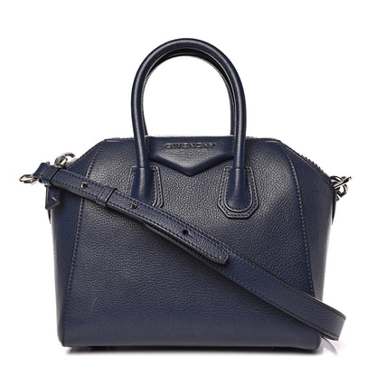 Givenchy Sugar Goatskin Mini Antigona Mineral Blue 1 of 9