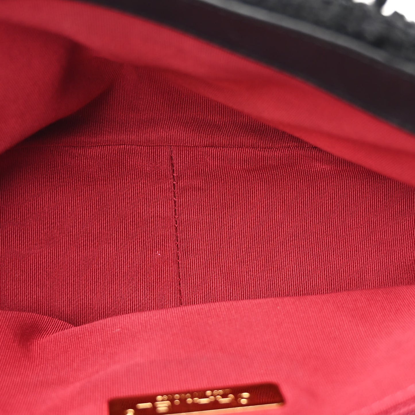 Tweed Quilted Medium Chanel 19 Flap Black