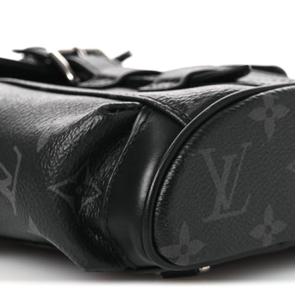 Louis Vuitton Monogram Eclipse Nano Christopher Backpack Black 8 of 11