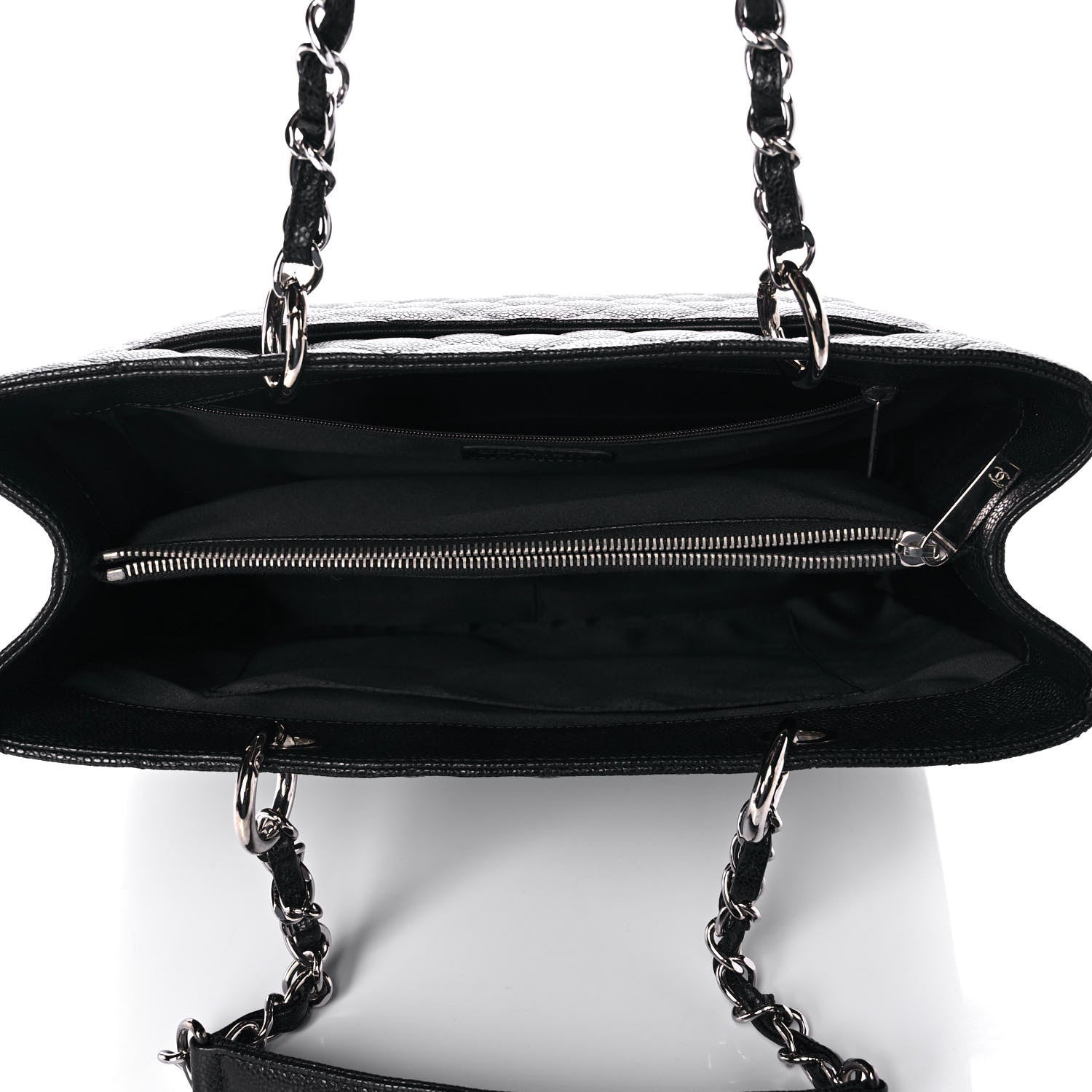 Chanel Caviar Quilted Grand Shopping Tote GST Black 5 of 11