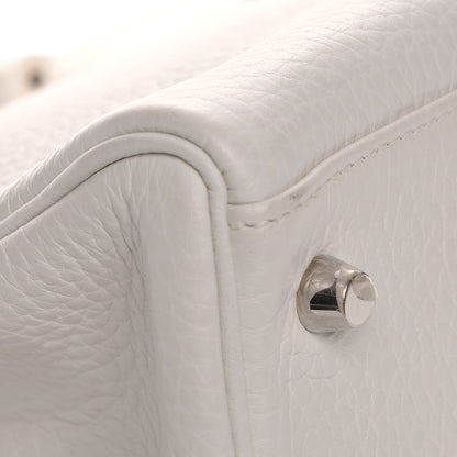 Hermes Taurillon Clemence Kelly Retourne 35 White 26 of 26