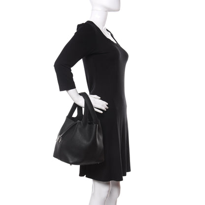 Hermes Taurillon Clemence Picotin Lock 22 MM Black 2 of 11