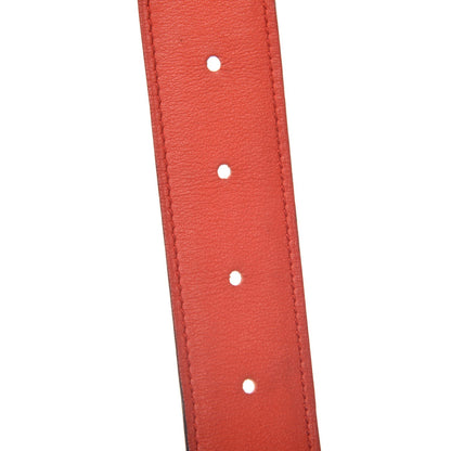 Hermes Swift Epsom 32mm Belt Strap 90 Capucine Orange 8 of 8