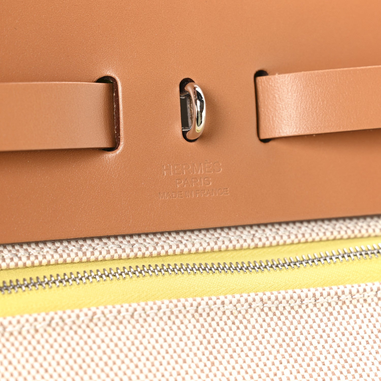 Hermes Toile H Berline Vache Hunter Herbag Zip 31 PM Lime 7 of 11