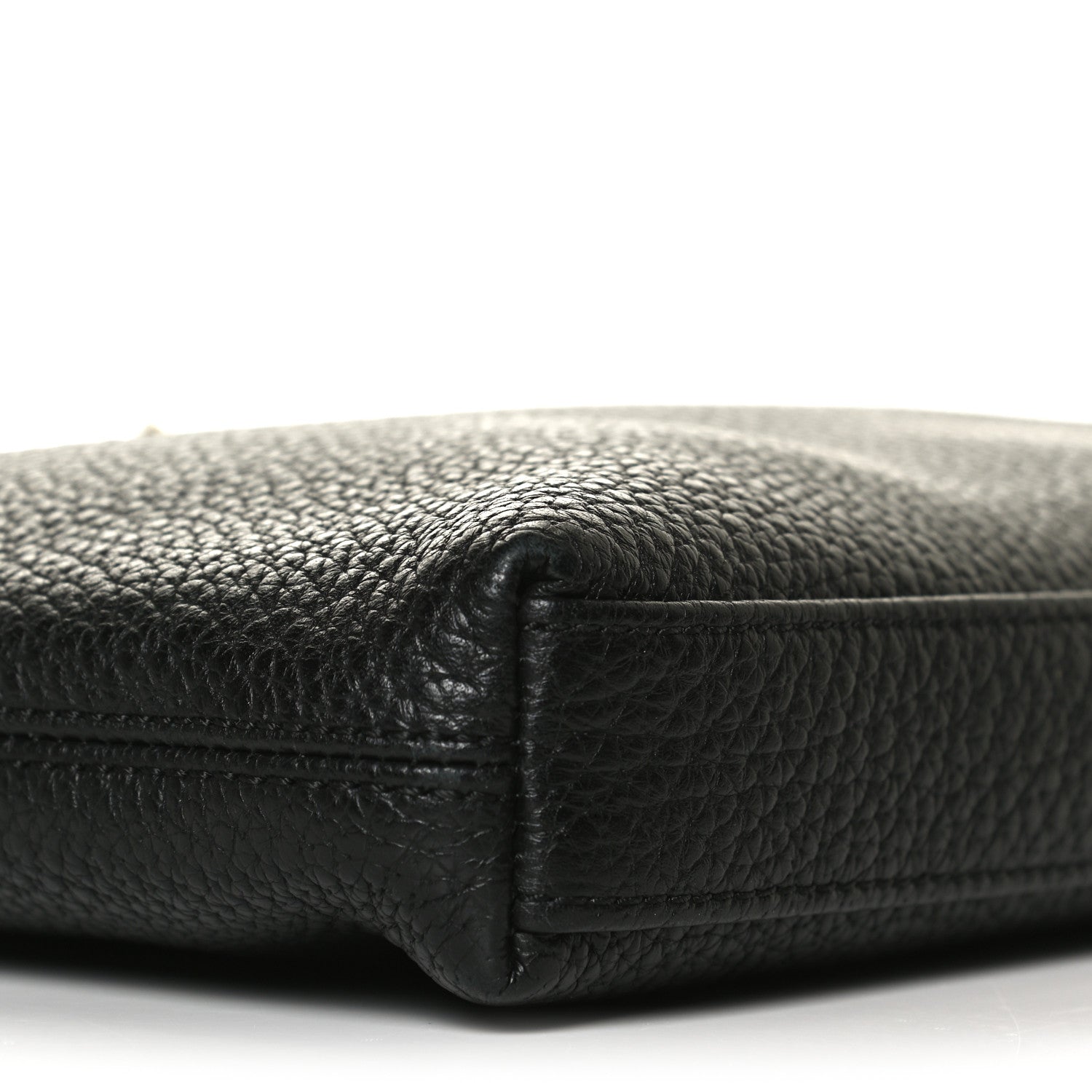 Versace Grained Calfskin Medusa Messenger Bag Black 8 of 13