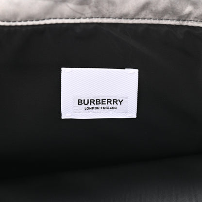 Burberry Nylon London Montage Print Flat Tote Bag Black 8 of 11