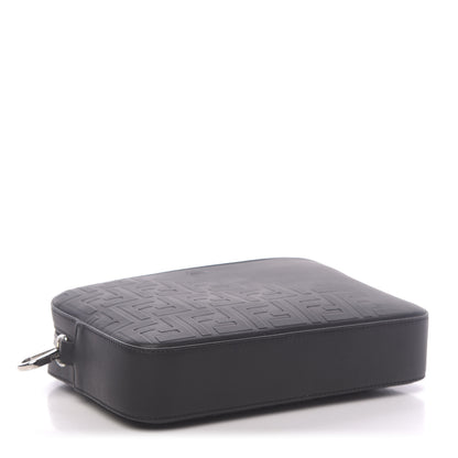 Fendi Vitello Grace FF Gradient Embossed Medium Camera Case Black 4 of 10