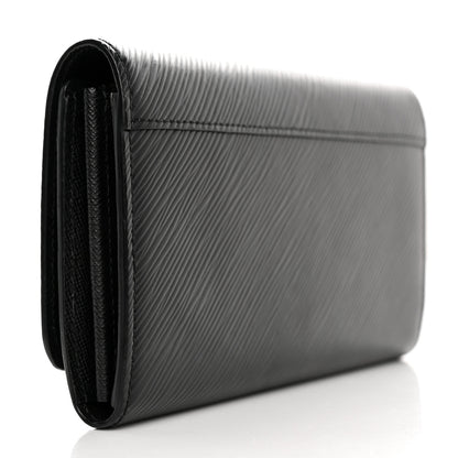 Louis Vuitton Epi Twist Wallet Black 3 of 8