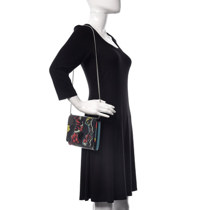 Versace Patent Palazzo Medusa Chain Evening Bag Multicolor 2 of 11