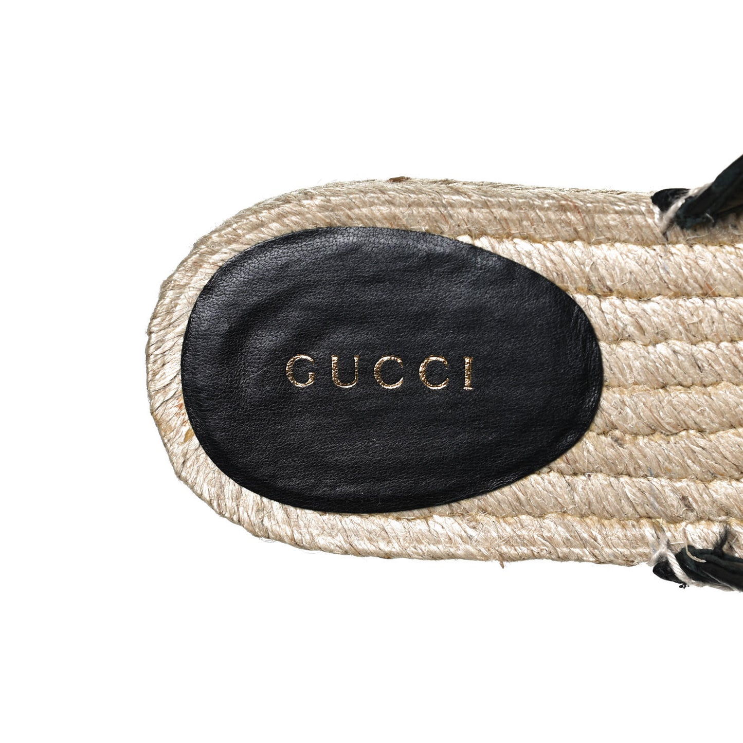 Nappa Matelasse GG Marmont Espadrille Slippers 36.5 Black