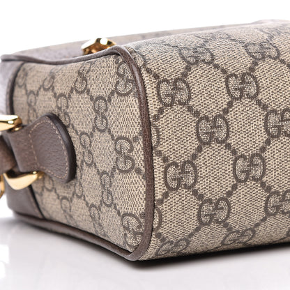 Gucci GG Supreme Monogram Web Small Ophidia Shoulder Bag Brown 9 of 10