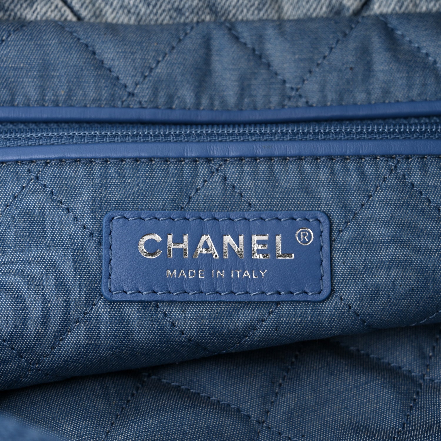 Chanel Denim Quilted Chanel 22 Blue 7 of 12