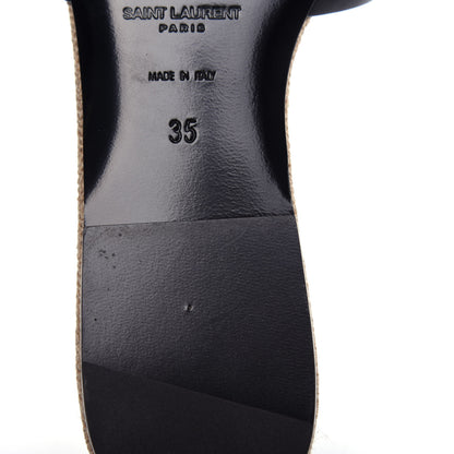 Saint Laurent Calfskin Nu Pied 05 Slide Sandals 35 Black 12 of 12