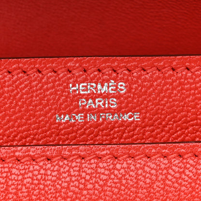 Hermes Chevre Mysore Mini Verrou Chaine Bag Rouge Tomate 6 of 12