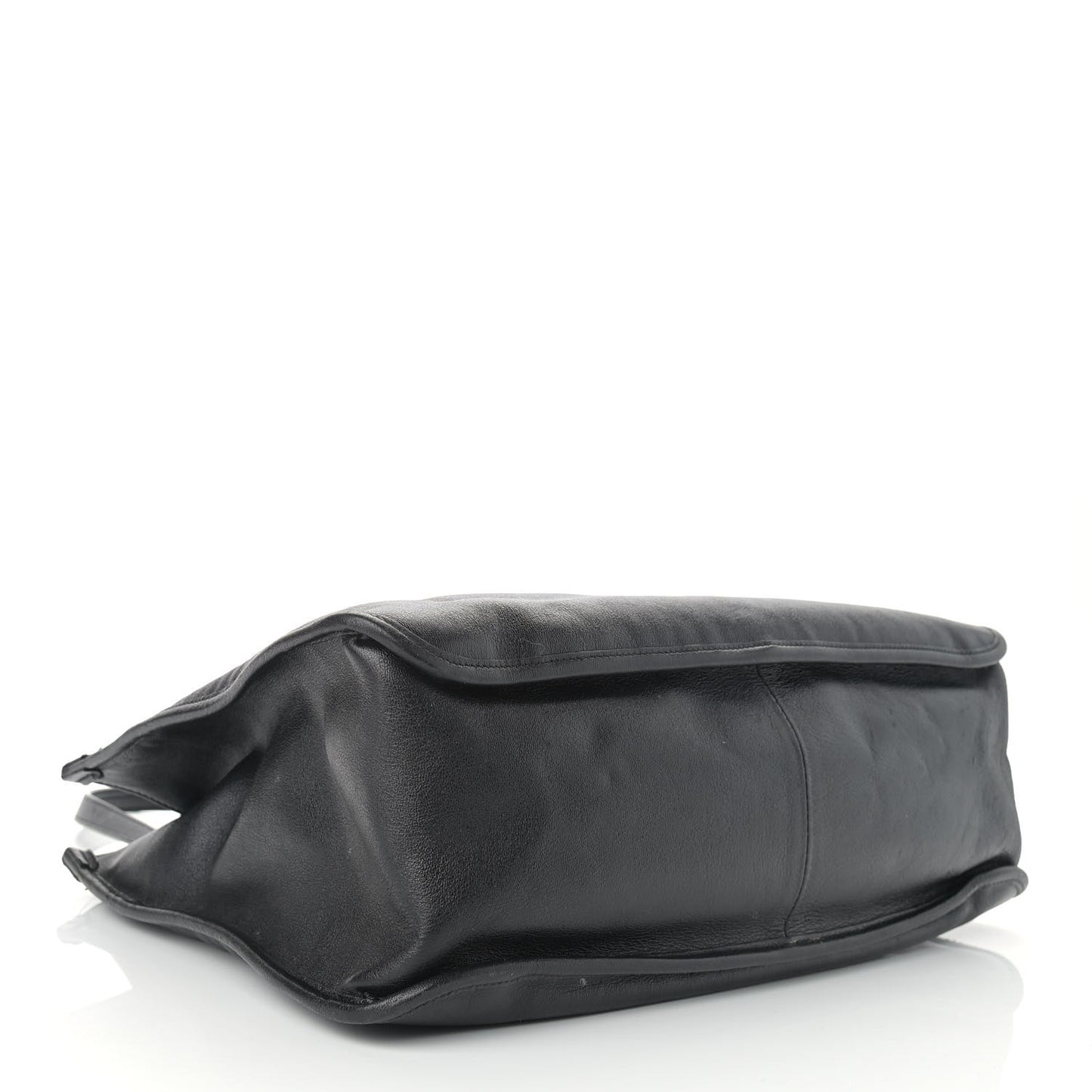 New Sakai Calfskin Lux Horsebit 1955 Tote Bag Black