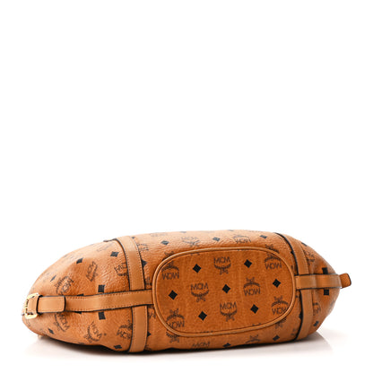 MCM Visetos Drawstring Shopper Cognac 4 of 10