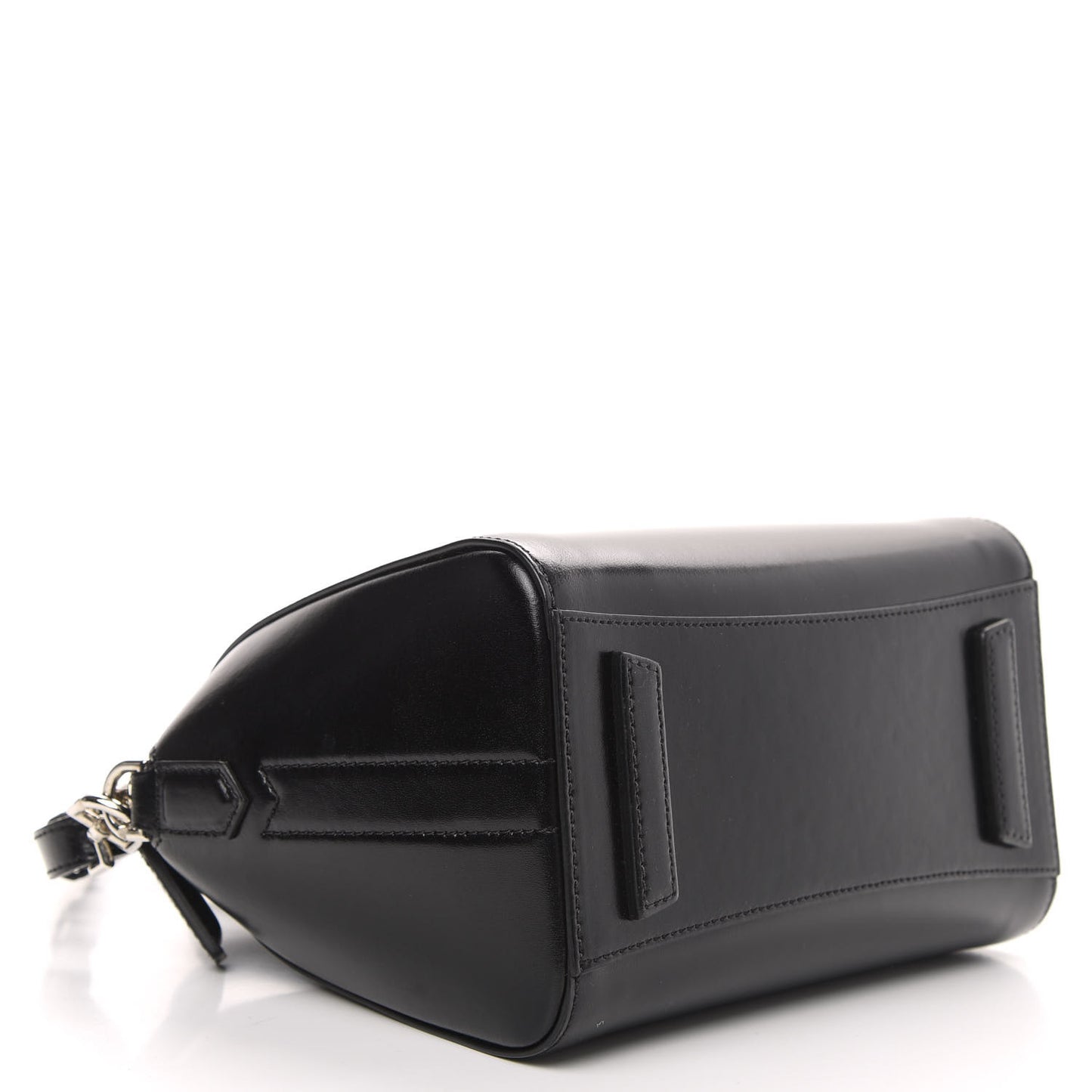 Shiny Lord Calfskin Mini Antigona Black