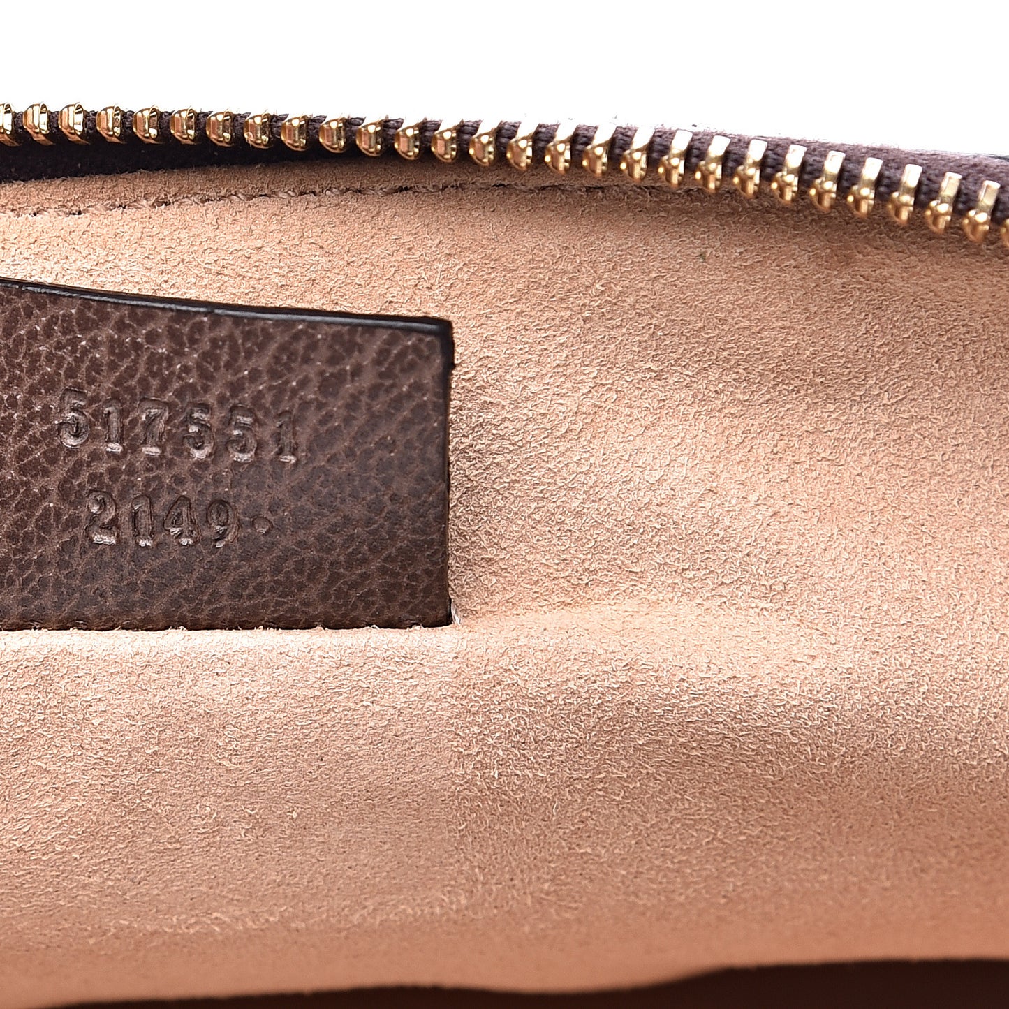 GG Supreme Monogram Large Ophidia Pouch Clutch Brown