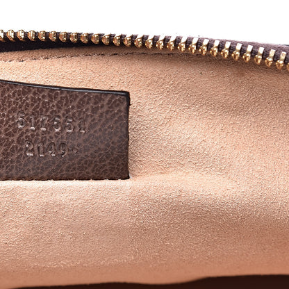 Gucci GG Supreme Monogram Large Ophidia Pouch Clutch Brown 7 of 11