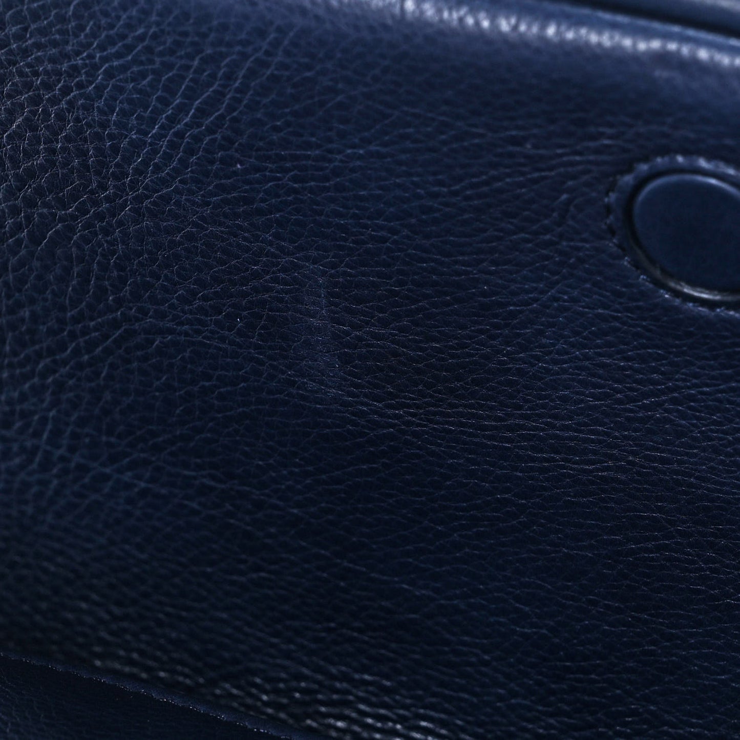 Calfskin Stitched Flap Bag Navy