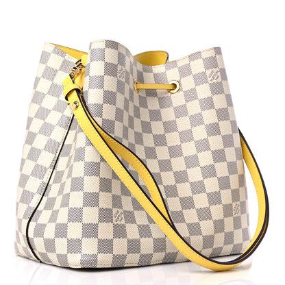 Louis Vuitton Damier Azur Neonoe MM Pineapple 3 of 12