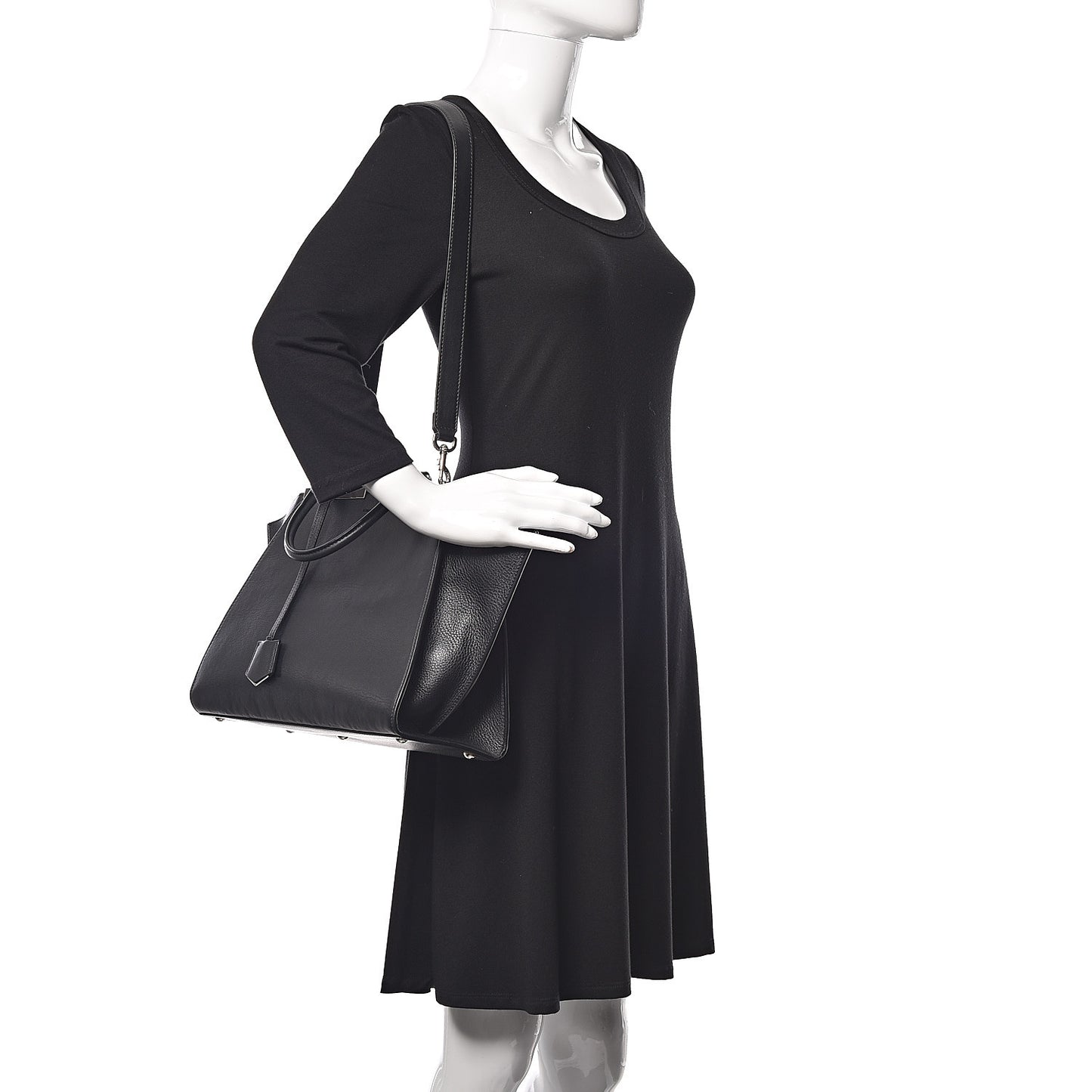 Vitello Dolce Petite 3jours Tote Black