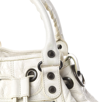 Balenciaga Agneau Classic Hardware Mini Pompon Ivory 9 of 14
