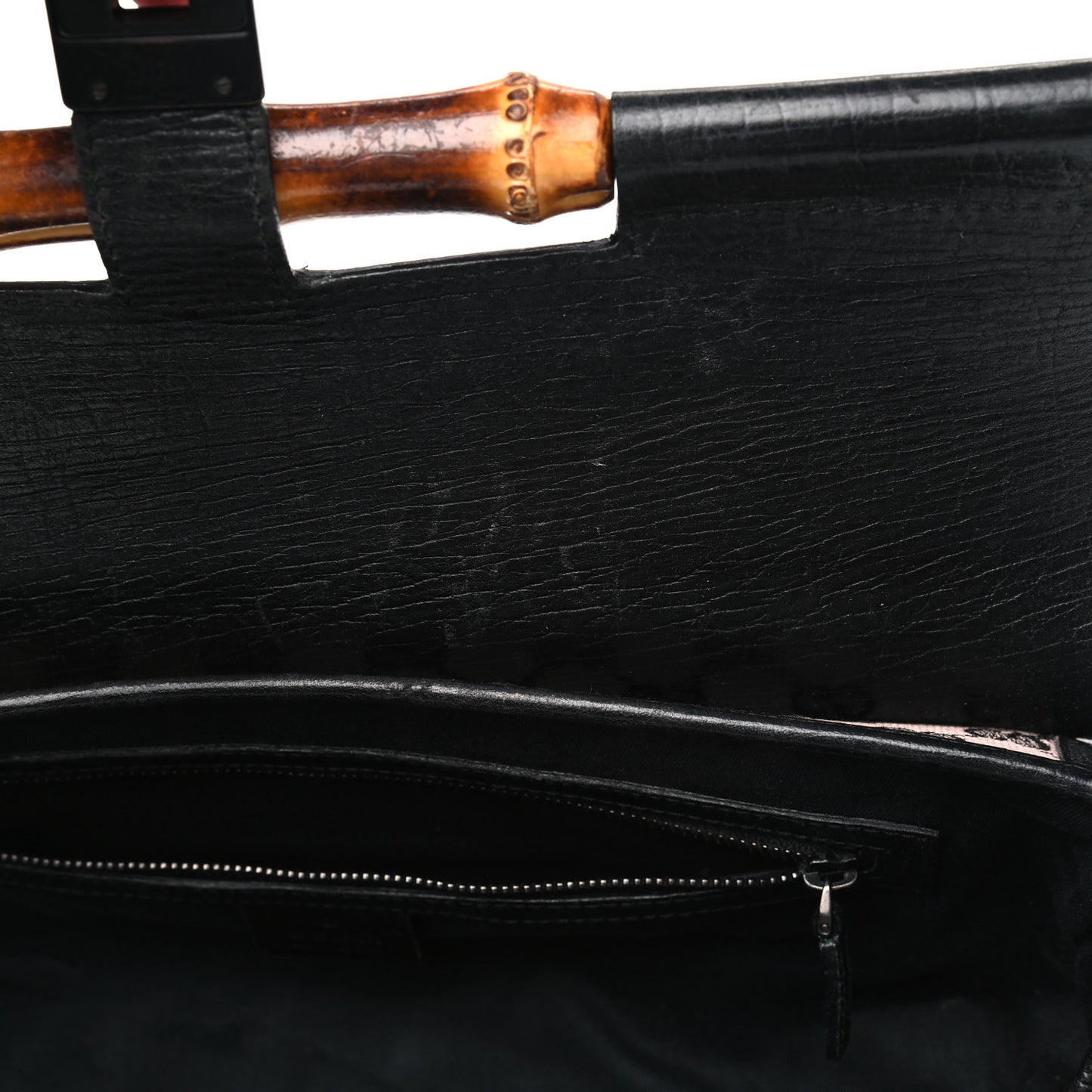 Monogram Bamboo Bullet Handbag Black