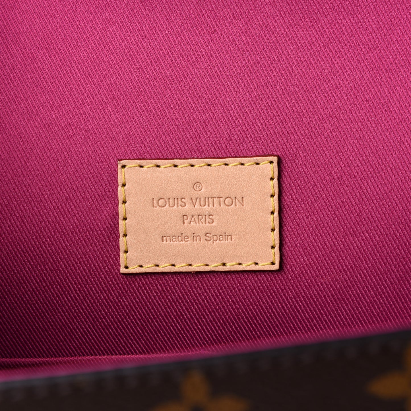 Monogram Cluny BB Bordeaux Fuchsia