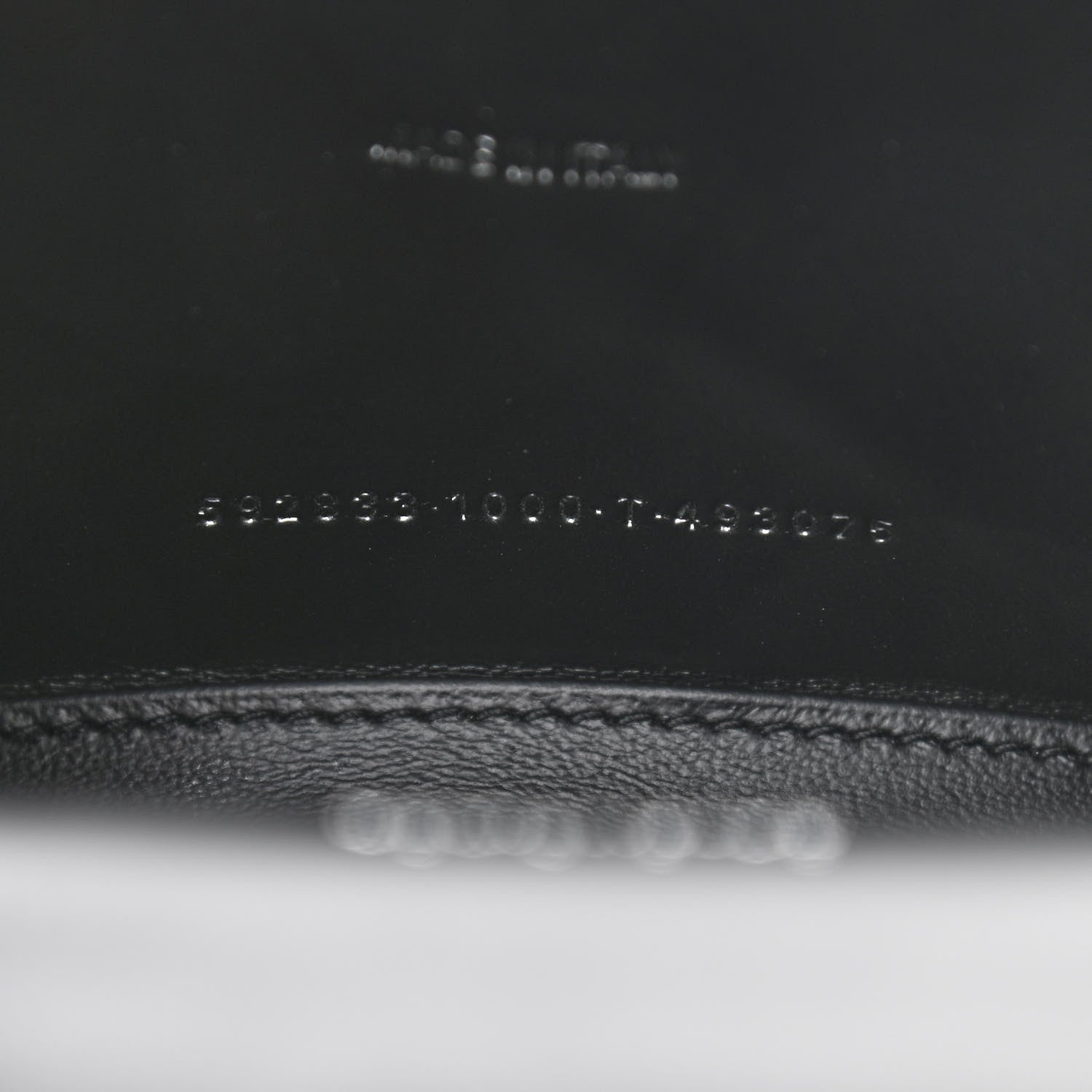 Balenciaga Shiny Calfskin Monochrome Crocodile Embossed Hourglass Top Handle Bag XS Black 8 of 11