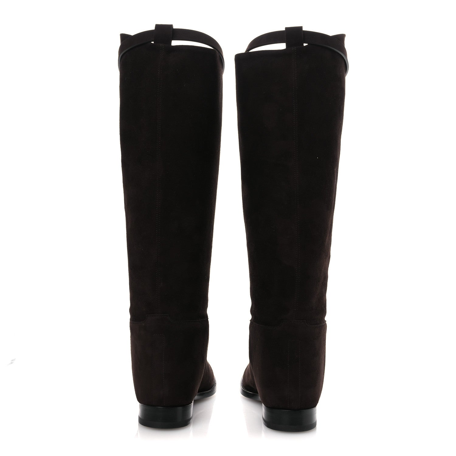 Hermes Suede Kelly Jumping Boots 38 Marron Ebene 6 of 11