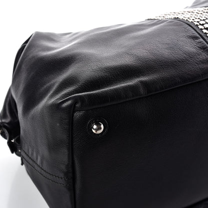 Saint Laurent Chevre Large Rock Stud Easy Y Black 15 of 19
