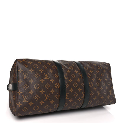 Louis Vuitton Monogram Macassar Keepall Bandouliere 45 4 of 8