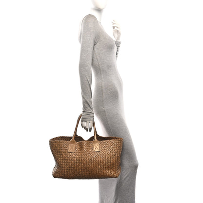 Bottega Veneta Chevre Intrecciato Medium Cabat Ottone 2 of 11
