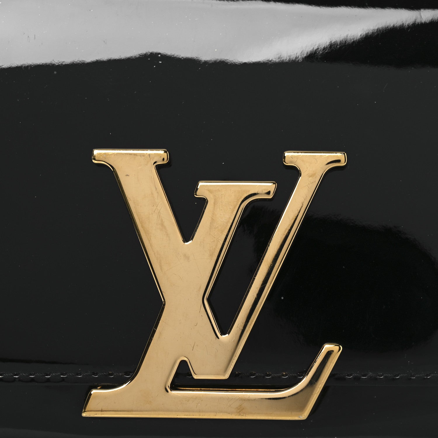 Louis Vuitton Patent Neo Sobe Louise EW Clutch Black 7 of 13