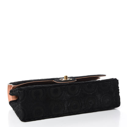 Chanel Pony Hair Medium CocoDouble Flap Black Rose 4 of 13