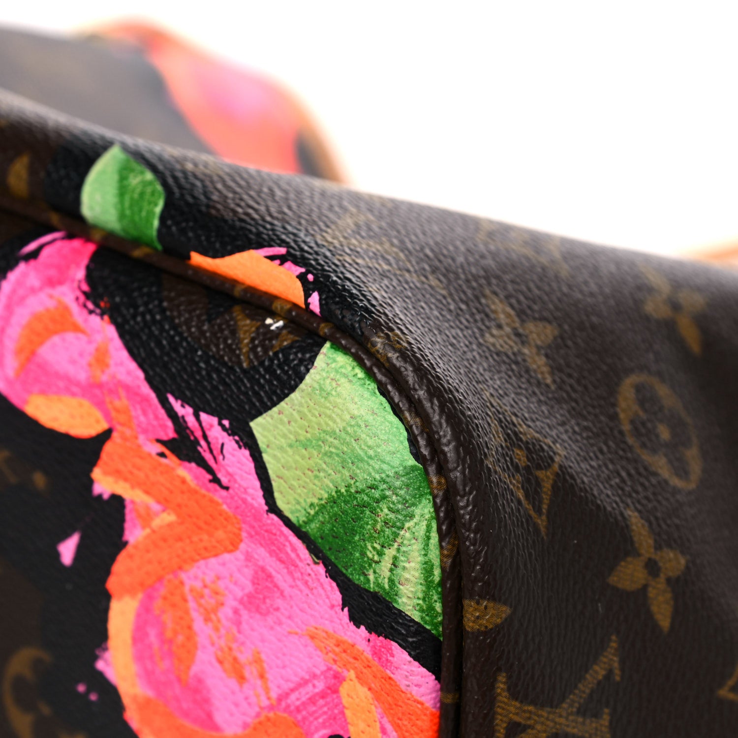 Louis Vuitton Monogram Roses Neverfull MM 10 of 22