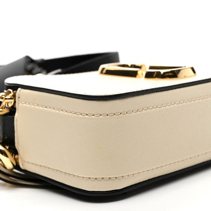 Marc Jacobs Saffiano Small Snapshot Camera Bag New Cloud White Multicolor 9 of 10