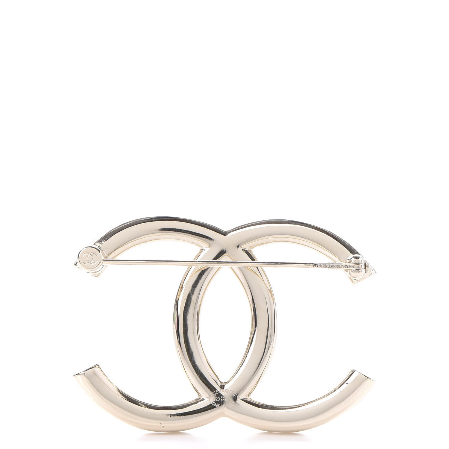 Chanel Baguette Crystal High Society CC Brooch Gold 3 of 5