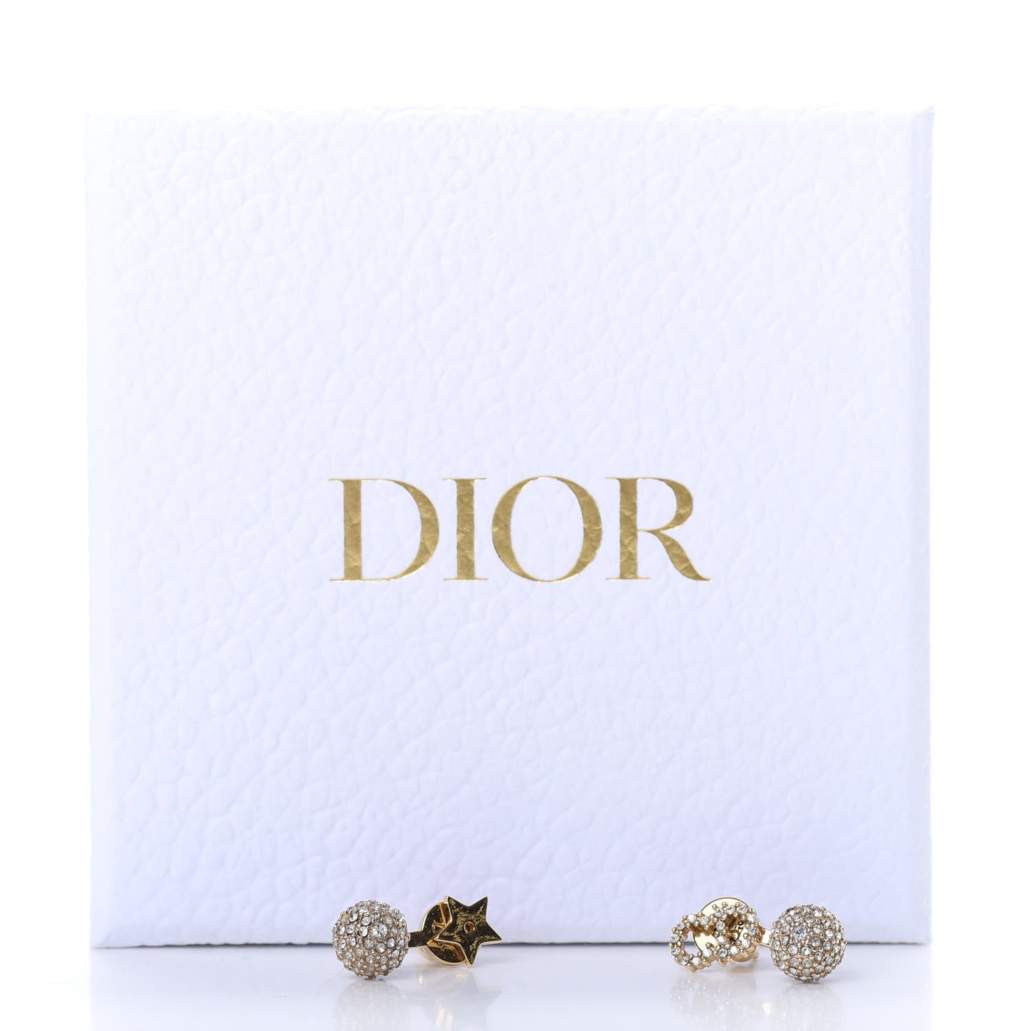 Christian Dior Crystal La Petite Tribale Earrings Gold 5 of 5