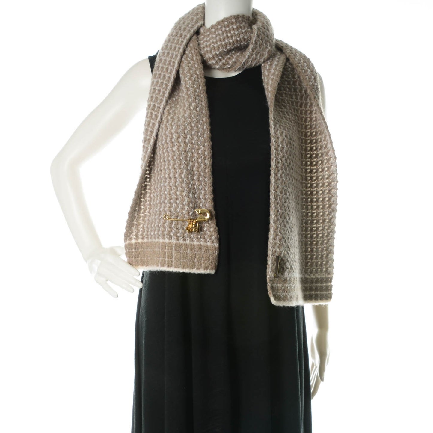 Mohair Wool Eleonor Scarf Beige